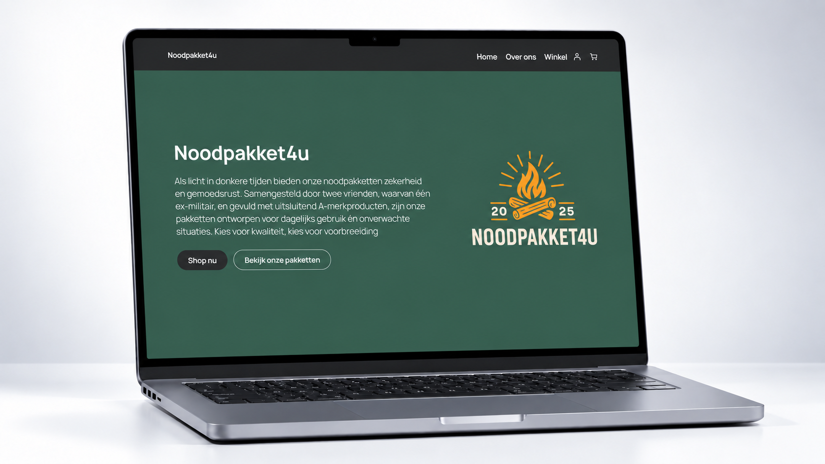 Wordpress website for Noodpakket4u